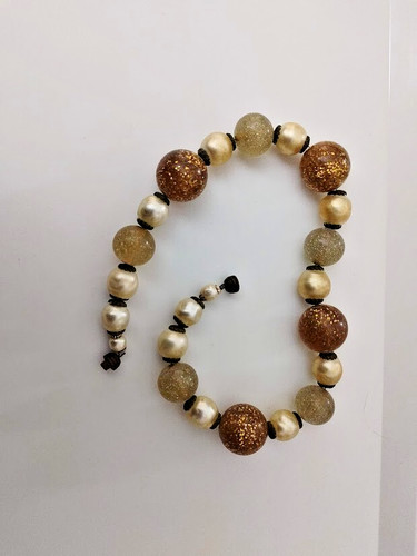 Collier grosses perles art - grosses,