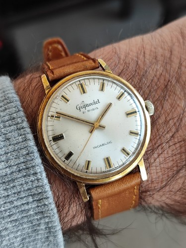Montre vintage gigandet swiss - montre,
