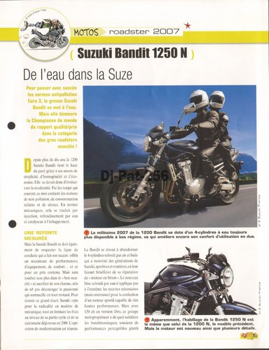 Fiche moto suzuki gsf 1250 - :,