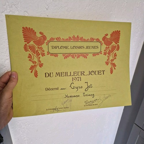 Meccano triang 1971 diplôme - ,