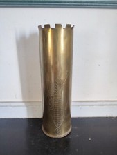 Douille d'obus gravé LE