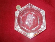 GENDARMERIE  -  CENDRIER en CHRISTAL de la LEGION d' ALSACE