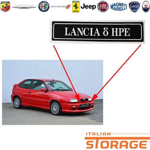 Lancia delta hpe plaque - lancia,