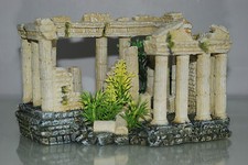 Incroyable Aquarium Romain Carré & Colonnes Décoration 17.5 x 14 x 13 CM