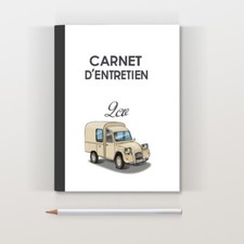 Carnet d'entretien 2cv