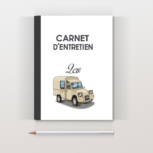 Carnet entretien 2cv - carnet, d'entretien