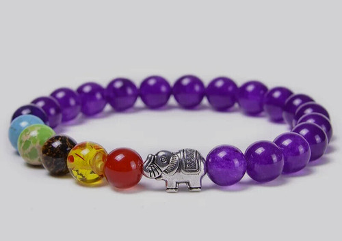 Bracelet améthyste pierre - améthyste, en