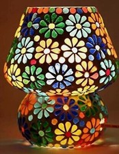 Lampe en mosaïque turque de