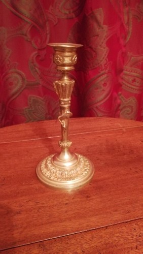 Rare bougeoir bronze - bronze, doré