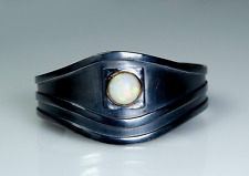 585 Or / 925 Argent, Oxydé - Bracelet Vintage - Opale Naturelle