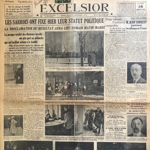 Journal excelsior 1935 - 14/01/1935, #
