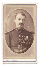 CDV Carte Ancienne photo 3e République Gendarme Maison Noiret Paris