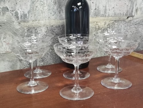 Coupes champagne - 6, à