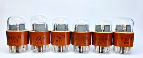Tubes nixie in1 - 6, /