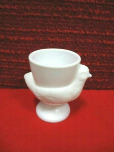 Coquetier opaline blanche - opaline,