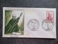 FRANCE lettre FDC 1er jour Pierre MASSE à PARIS en 1960 lot NA51