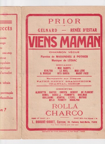 Prior chanson vécue - prior,