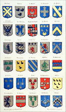 ARMOIRIES de la NOBLESSE BRETONNE (Botherel, Harscouët, Jégou, Monti, Bizien ..)