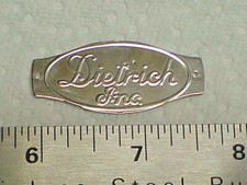 Dietrich Inc. Corps Constructeurs Plaque 1925 - 1930 Packard Franklin Erskine