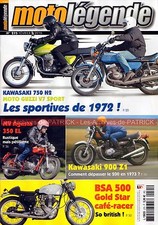 MOTO LEGENDE 275 KAWASAKI 750 H2 900 Z1 GUZZI V7 MV AGUSTA 350 BSA SUZUKI RE-5