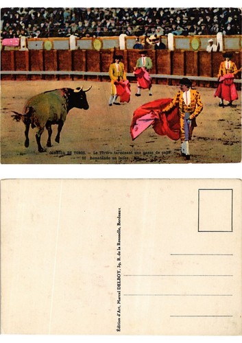 Cpa bullfighting torero - ak,