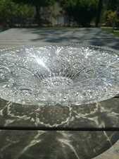 Grand plateau 30cm en cristal