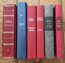 LOT 6 Livres LITTERATURE ROMANS   Editions  FRANCE LOISIRS 