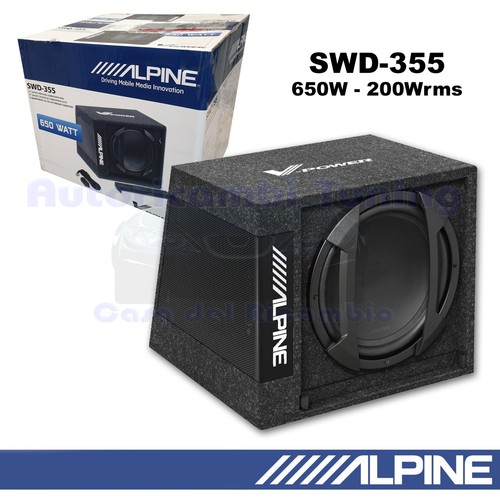 Alpine swd 355 caisson - swd-355,