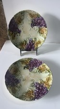Assiettes Décor Raisins