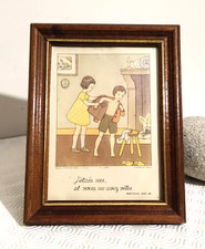 cadre photo ancien bois vitre