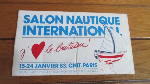 Sticker 1983 salon nautique - salon,