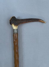 Canne à pommeau en andouiller