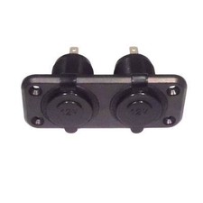 Double femelle allume-cigare prise 12v en plastique écrou de moto couvercle inté