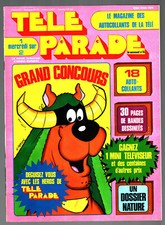 TELE PARADE n°16 ¤ MIGHTOR ¤ avec 18 AUTOCOLLANT/STICKER & POSTER VACHE QUI RIT