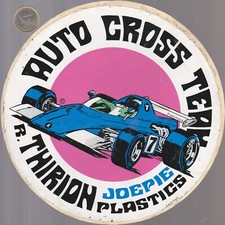 L70.4.Autocollant. Automobile. AUTO CROSS TEAM R. THIRION.  Diamètre 19 cm