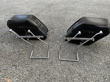 sacoche cuir moto LEDRIE + Attache Sacoche