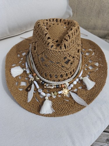 Chapeau femme neuf - chapeau, paille