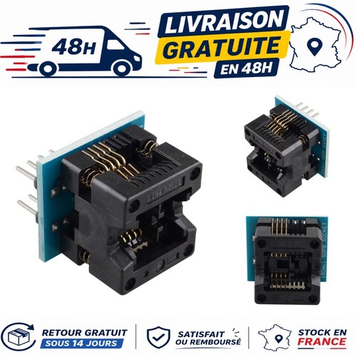 Adaptateur soic8 sop8 vers - soic8,