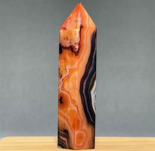 Obélisque agate florale - obélisque,