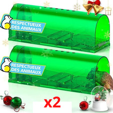 2 Pièges à Souris Vivante Attrape Souris Réutilisable Efficace - Jardin & Garage