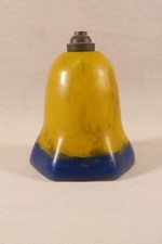 ANCIENNE TULIPE EN PATE DE VERRE EPOQUE ART NOUVEAU LAMPE