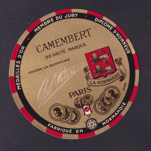 Ancienne étiquette fromage - étiquette,