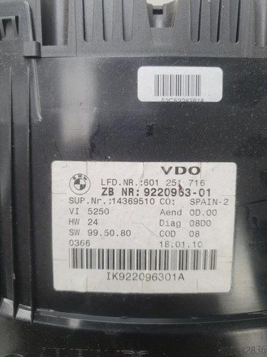 Compteur bmw serie - 3, phase