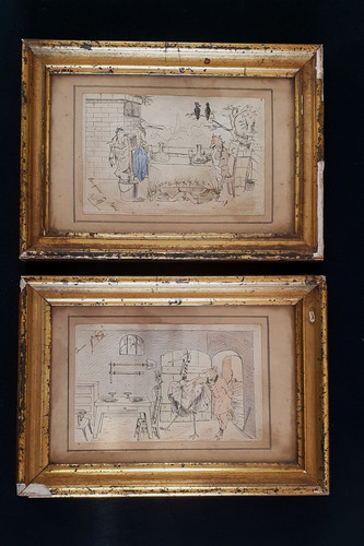 Anciens dessins renard et - 2,