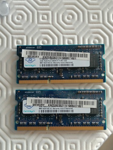Ram 2go ddr3 sodimm nanya - x,