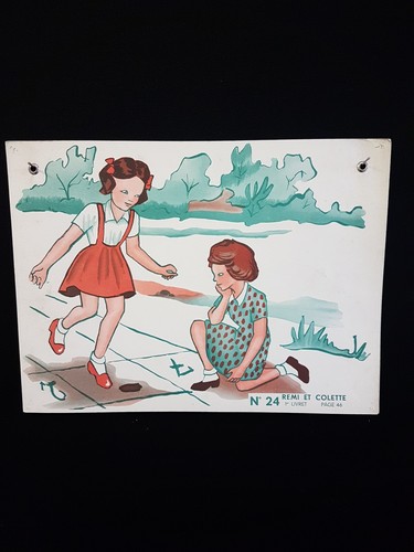 Affiche scolaire double face