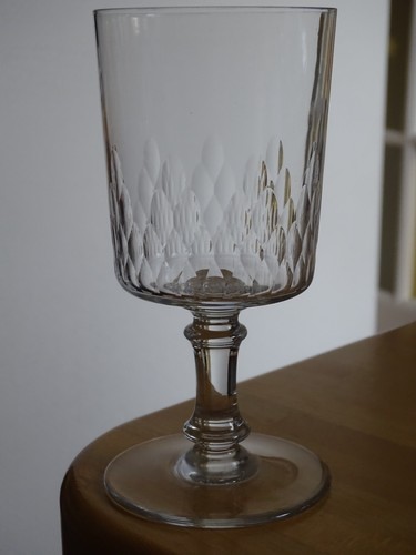 Baccarat ancien verre eau - 1,