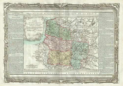 1786 desnos and tour map - 1786, de