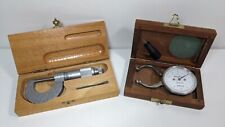 Lot de 2 Instruments de Mesure Anciens : Micromètre 0-25 et 0-10