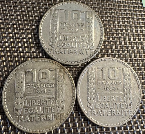 Lot pièces de 10 francs - de,